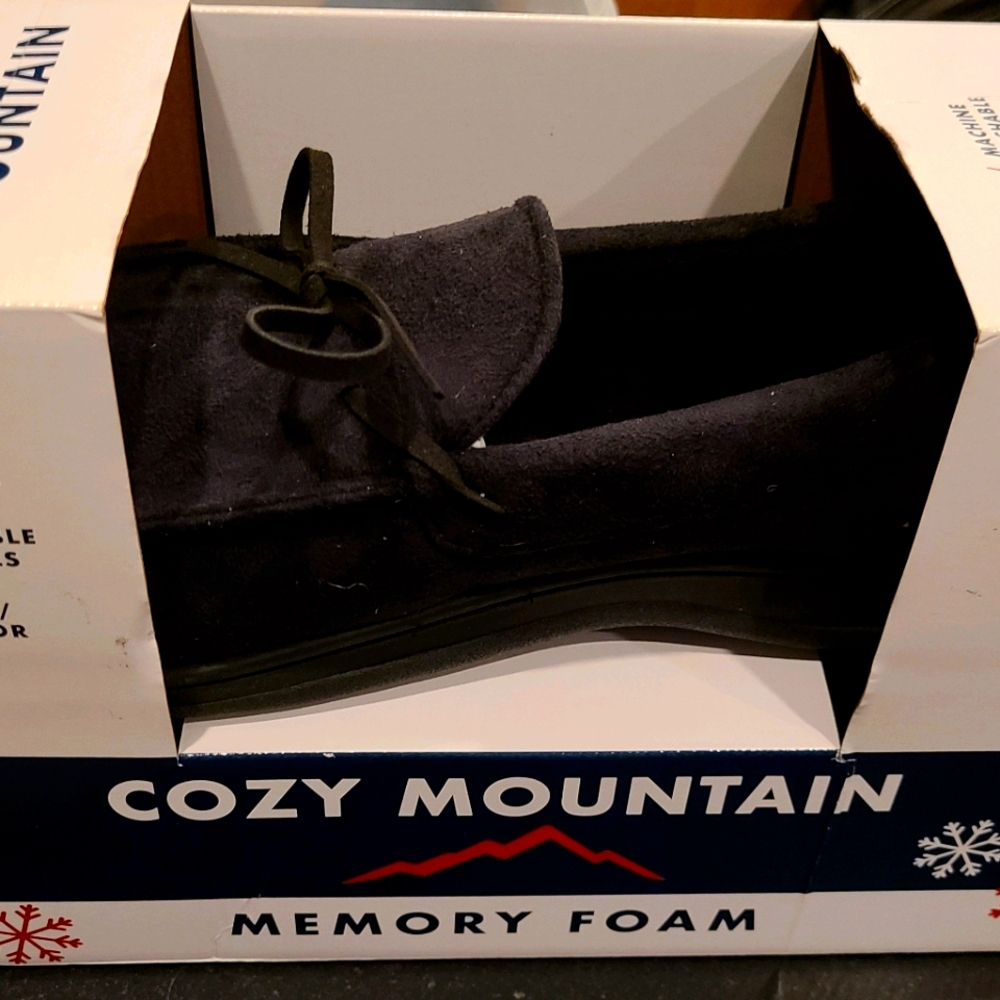 New Cozy Mountain Memory Foam Slippers XXL